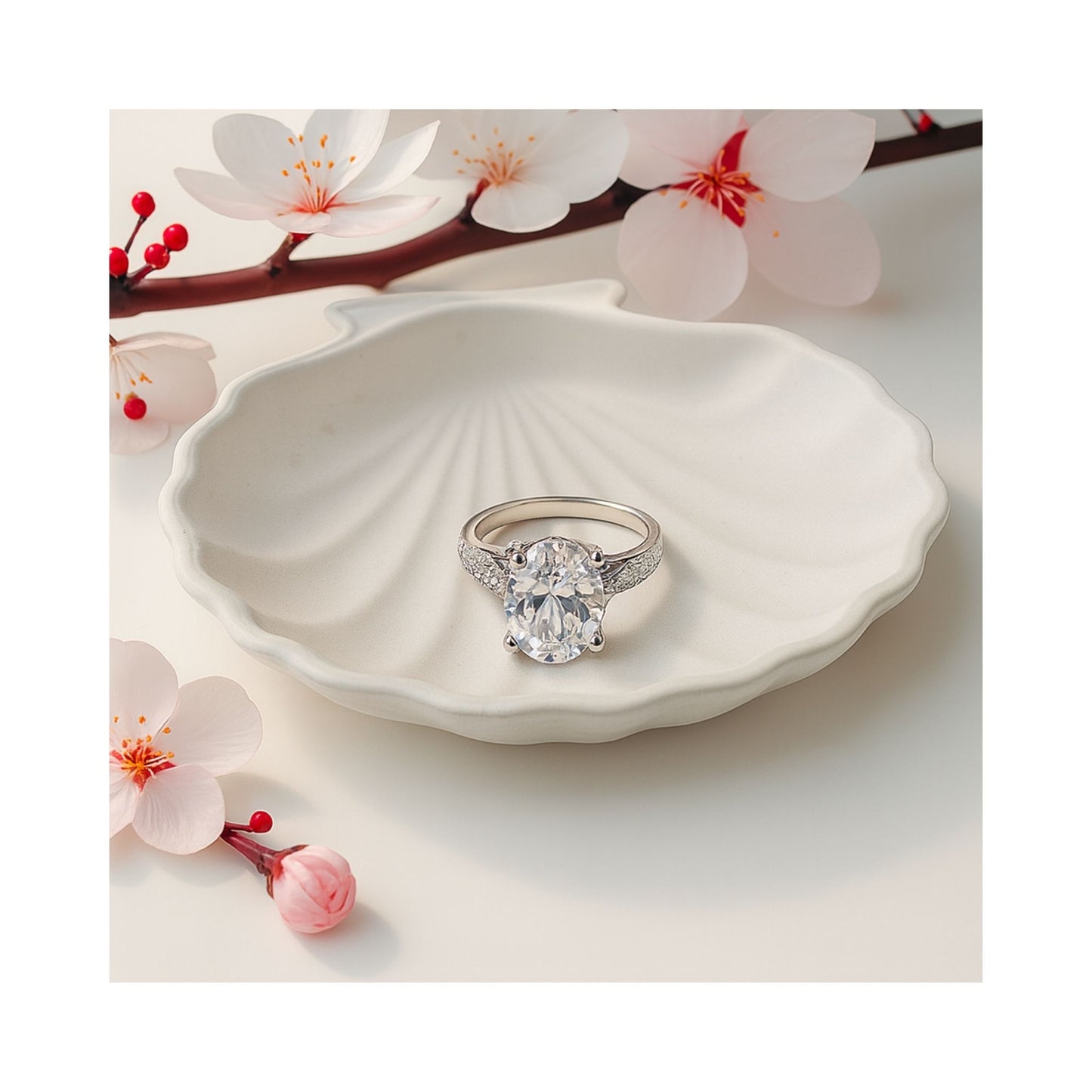 Muschelschale "Meeresgruß" (ohne Deko)