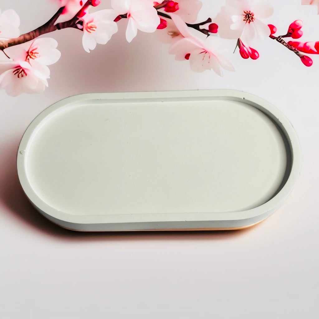 Dekotablett "Ovalo" (ohne Deko)