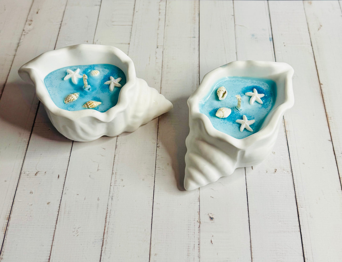 Muschelkerze "Shelluna"