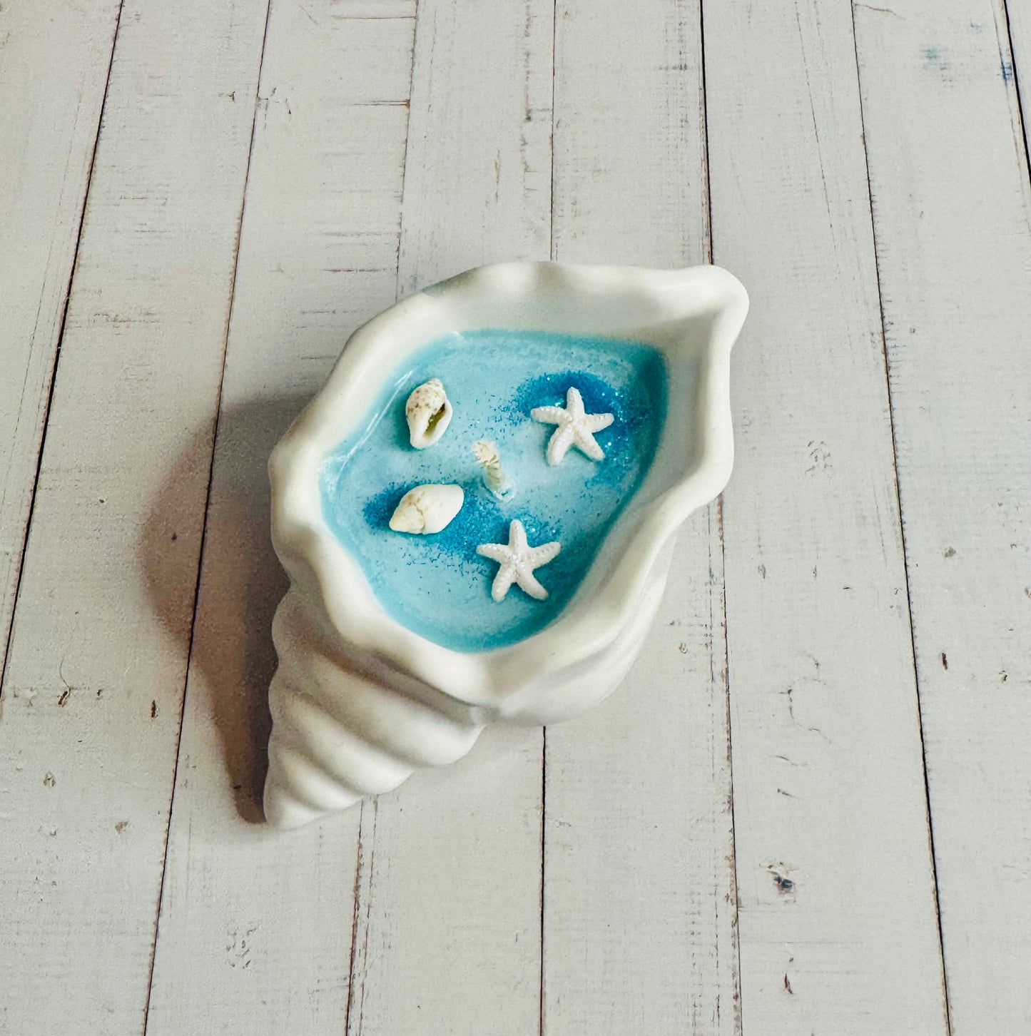 Muschelkerze "Shelluna"