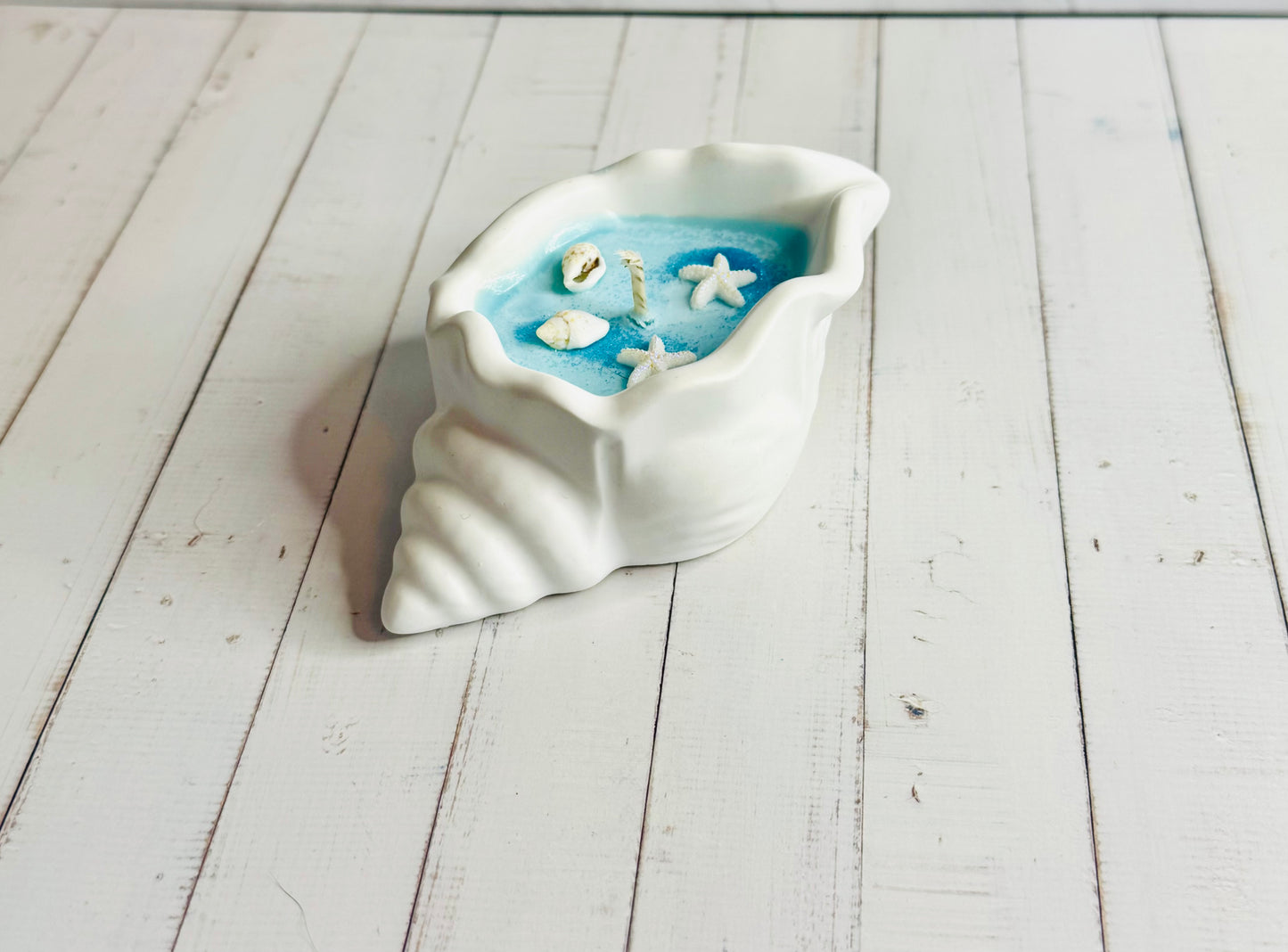 Muschelkerze "Shelluna"