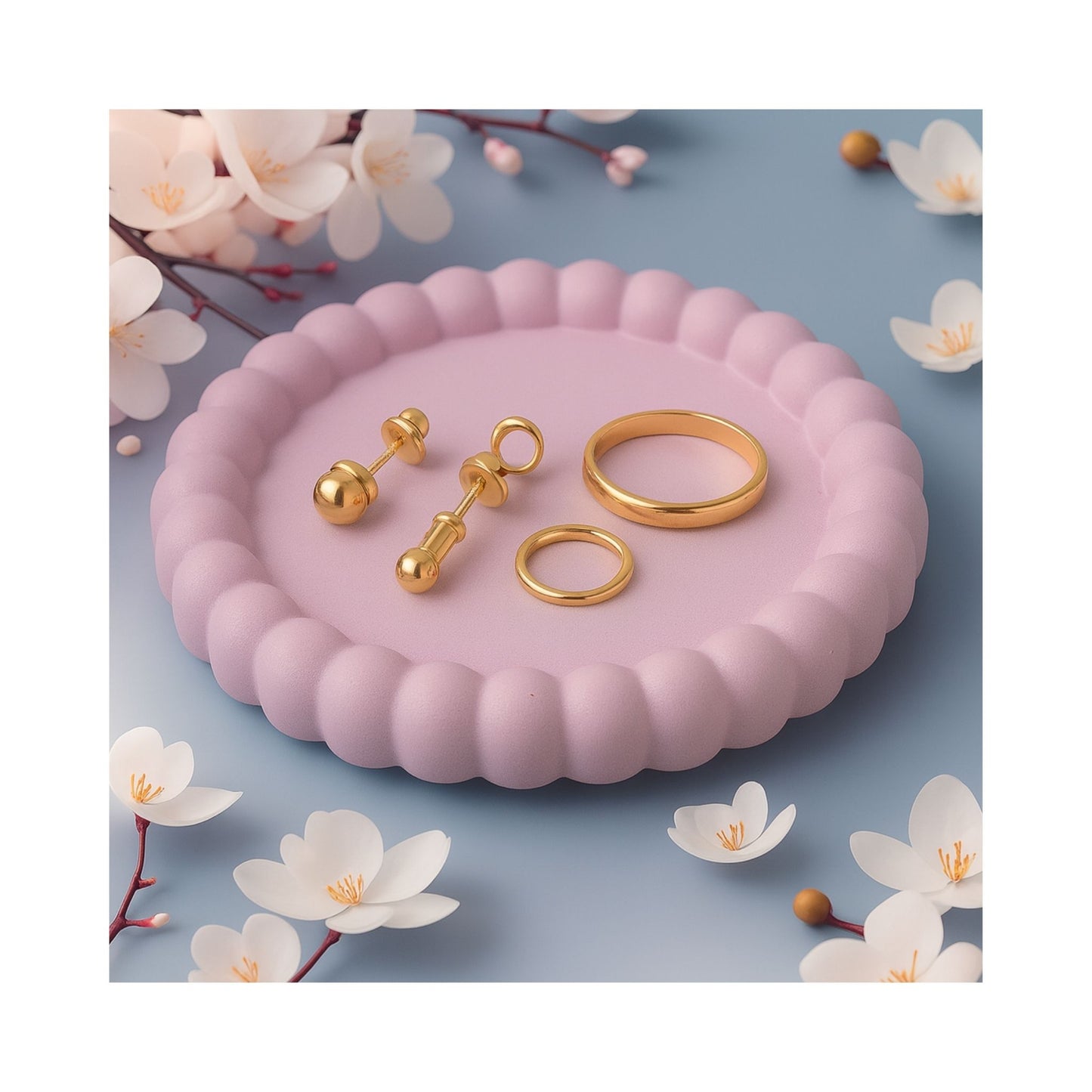 Tablett "Bubbles" (ohne Deko)