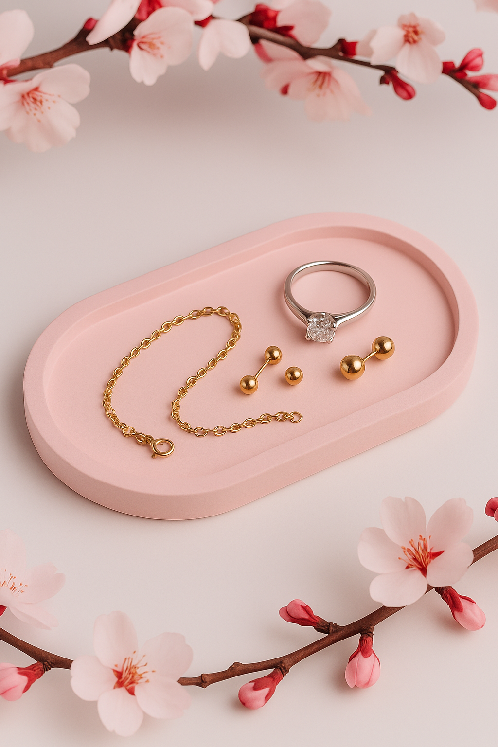 Dekotablett "Ovalo" (ohne Deko)