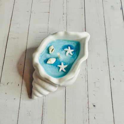 Muschelkerze "Shelluna"